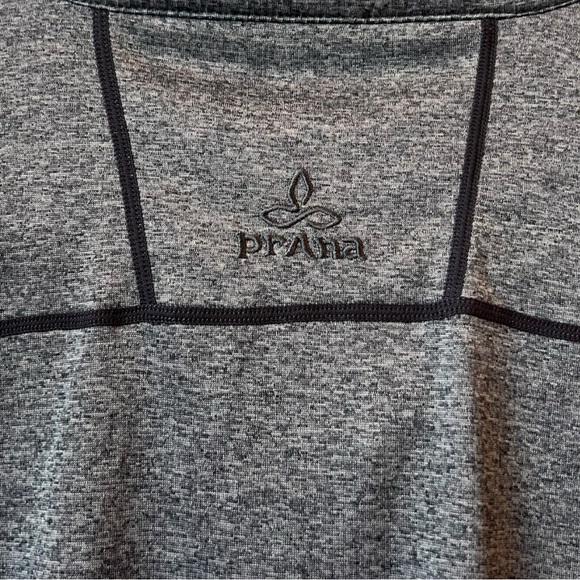 Prana Breathe Men's Orion 1/4 Zip Pullover Heather Gray  Long Sleeve Top Size XL - Picture 6 of 7